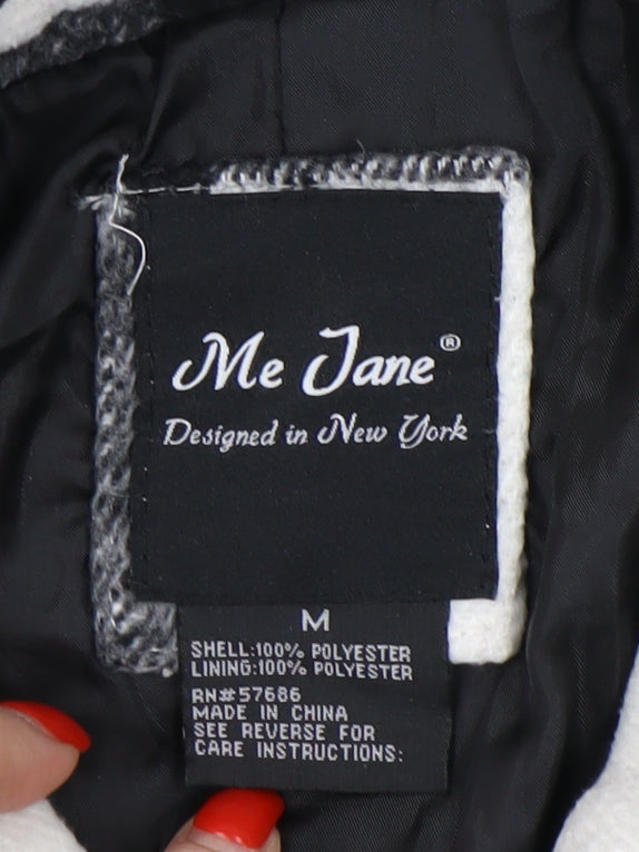 Me Jane Women's White Check Jacket - Size M