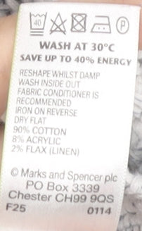 Marks & Spencer Grey Crew Neck Women's Pullover Jumper