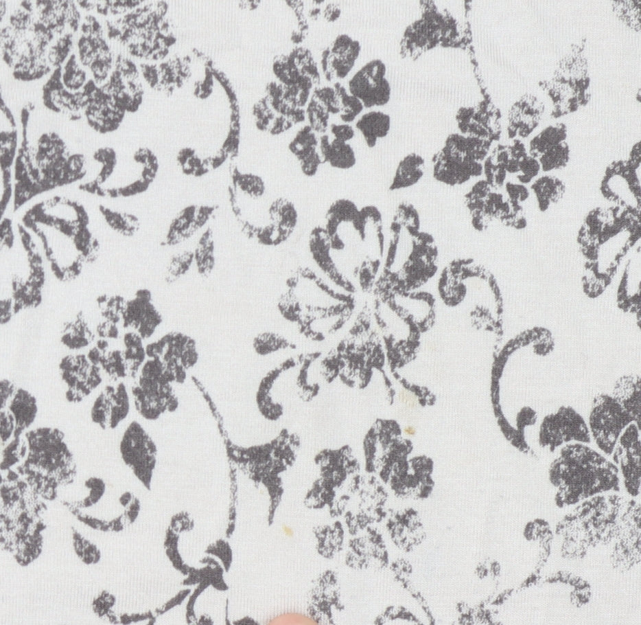 Marks & Spencer Women's Ivory Floral Blouse, Size 14