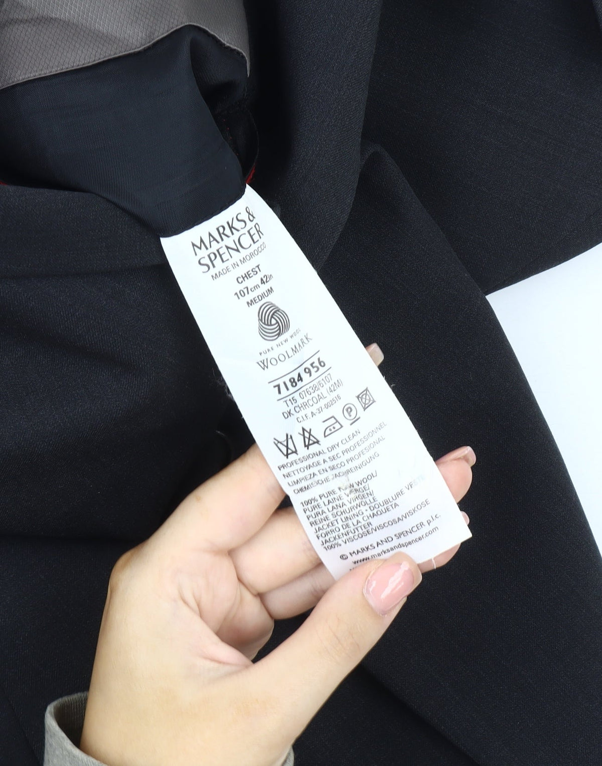 Marks & Spencer Men's Grey Blazer Jacket 42R