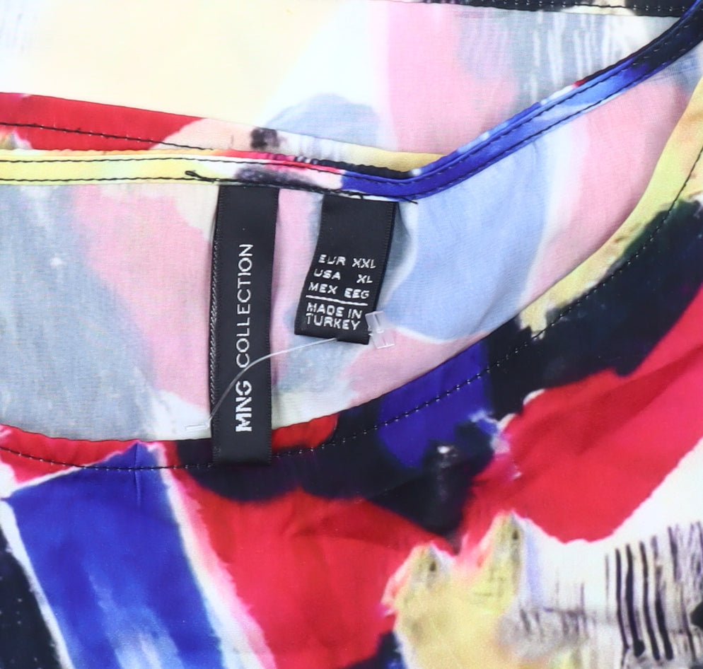 MNG Collection Women's Multicoloured Blouse Size 16