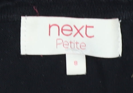 Next Women's Black Cardigan, Floral, Size 8 Petite