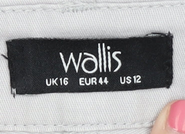 Wallis Women's Grey Trousers Size 16