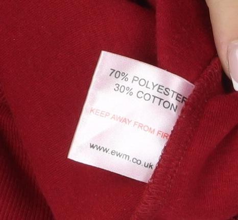 Isle Women's Red Medium Pullover Jumper