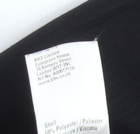 BHS Men's Black Trousers Size 40