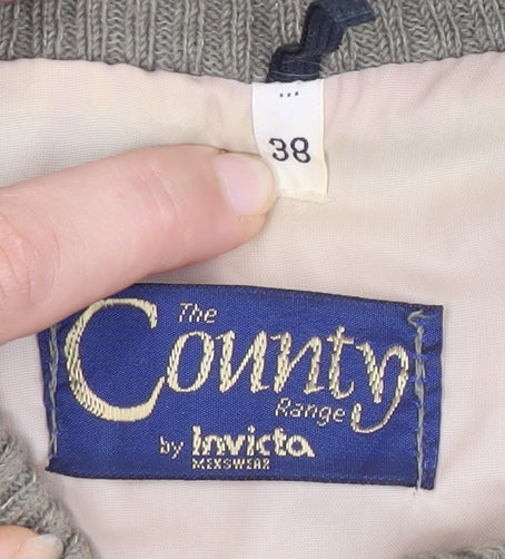 Invicta Men's Beige Quilted Waistcoat Size 38