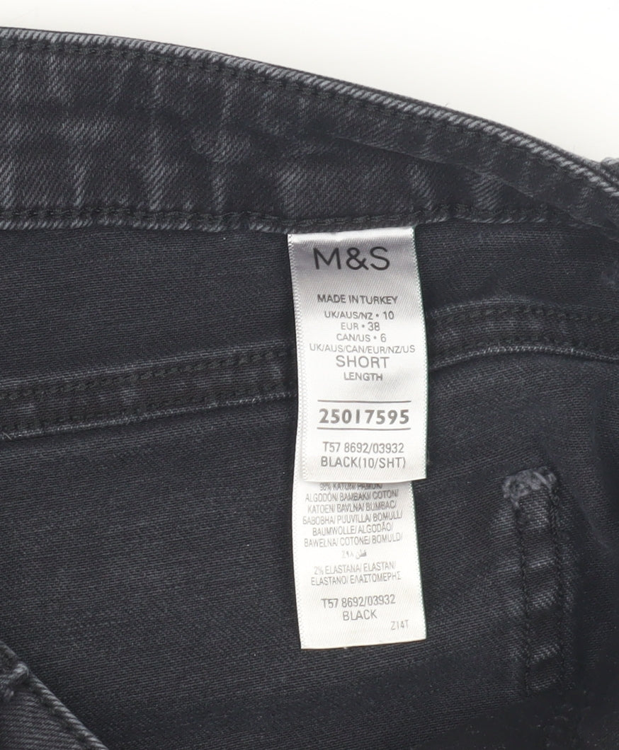 Marks & Spencer Black Women's Straight Jeans Size 10