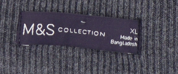 Marks & Spencer Women's Grey Striped Pencil Skirt XL