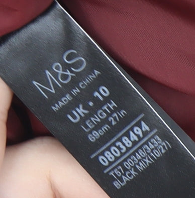 Marks & Spencer Women's Black Pencil Skirt Size 10