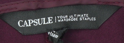 Capsule Women's Purple Trousers UK 18 Regular