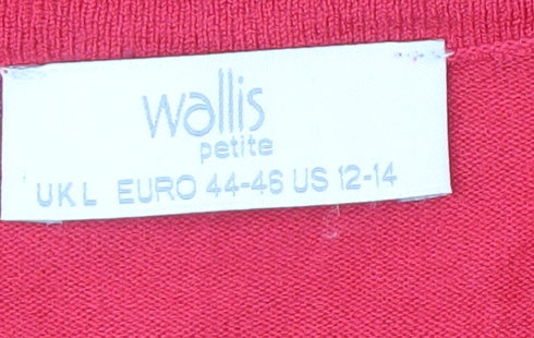 Wallis Women’s Pink Cardigan L Petite Jumper