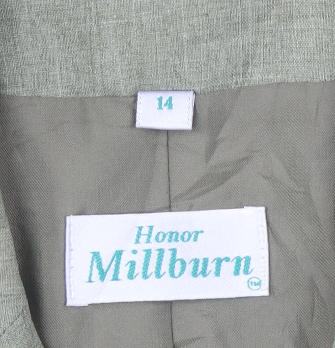 Honor Millburn Women's Grey Short Sleeve Blouse