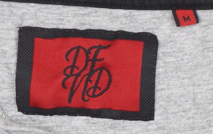 DFND Men's Grey Medium Crew Neck T-Shirt