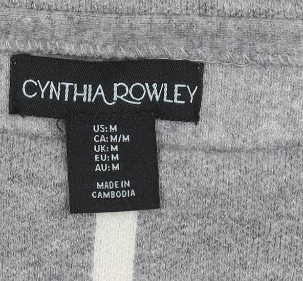 Cynthia Rowley Women's Grey Pullover Jumper M