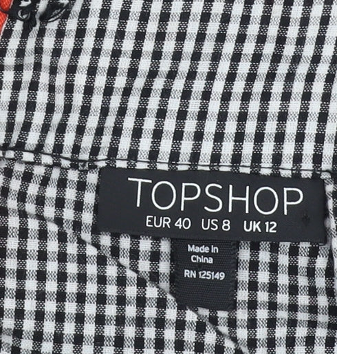 Topshop Women's Floral Mini Skirt UK 12