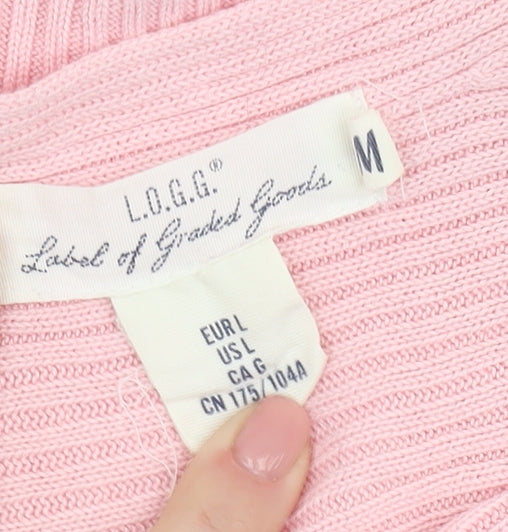 L.O.G.G. Women's Pink Pullover Jumper - M