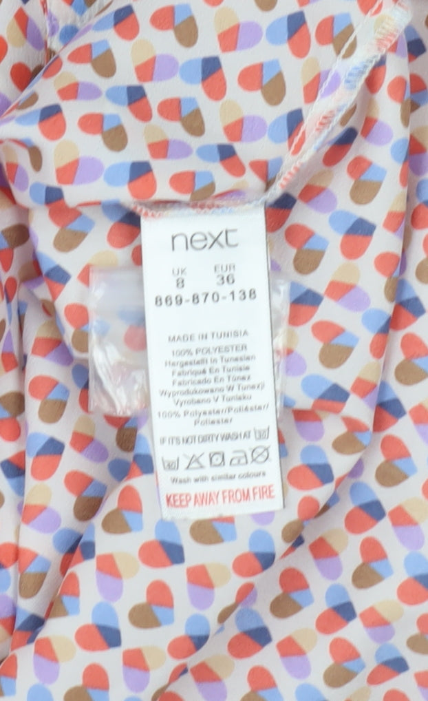 Next Women’s Multicoloured Collared Sleeveless Blouse