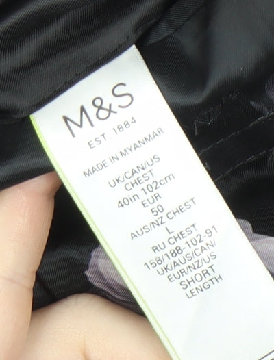 Marks & Spencer Men's Brown Shawl Lapel Blazer L