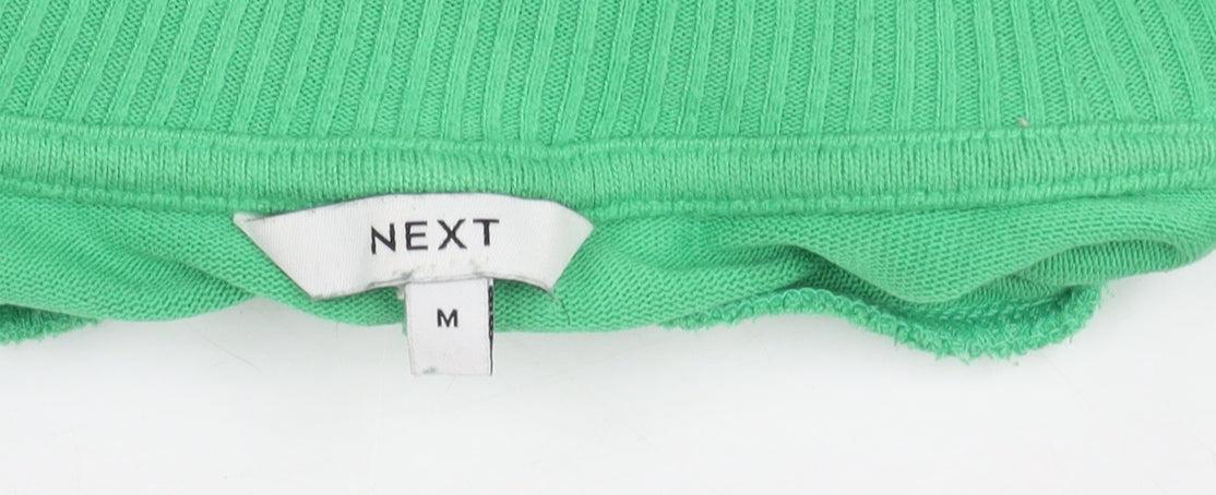 Next Green Mock Neck Women's Jumper Size 12
