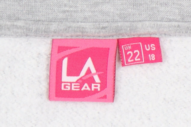 LA Gear Women's Grey Full Zip Sweatshirt Size 22