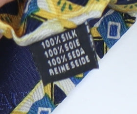 Bäumler Men's Multicoloured Geometric Silk Tie