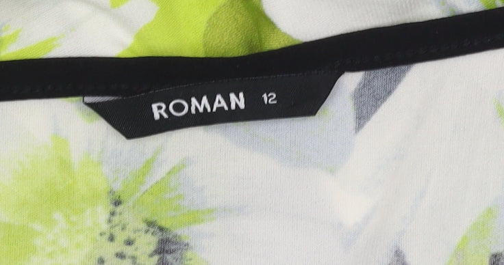 Roman Women's Multicoloured Floral Top, Size 12