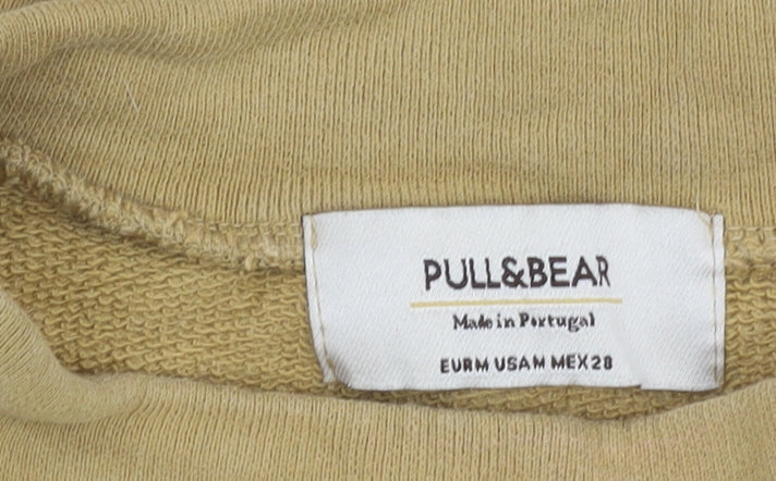 Pull & Bear Women’s Beige Pullover Sweatshirt, Size M