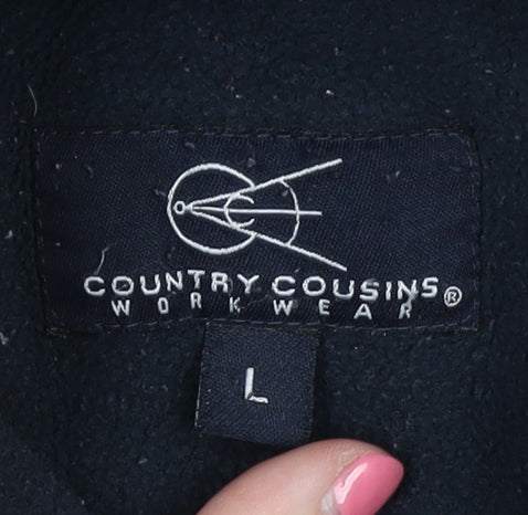 Country Cousins Men's Blue Fleece Jacket L