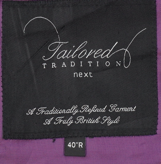 Next Men's Grey Regular Fit Suit Jacket 40R