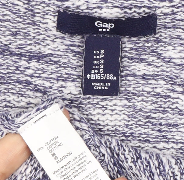 Gap Women's Multicoloured V-Neck Cardigan - Size S