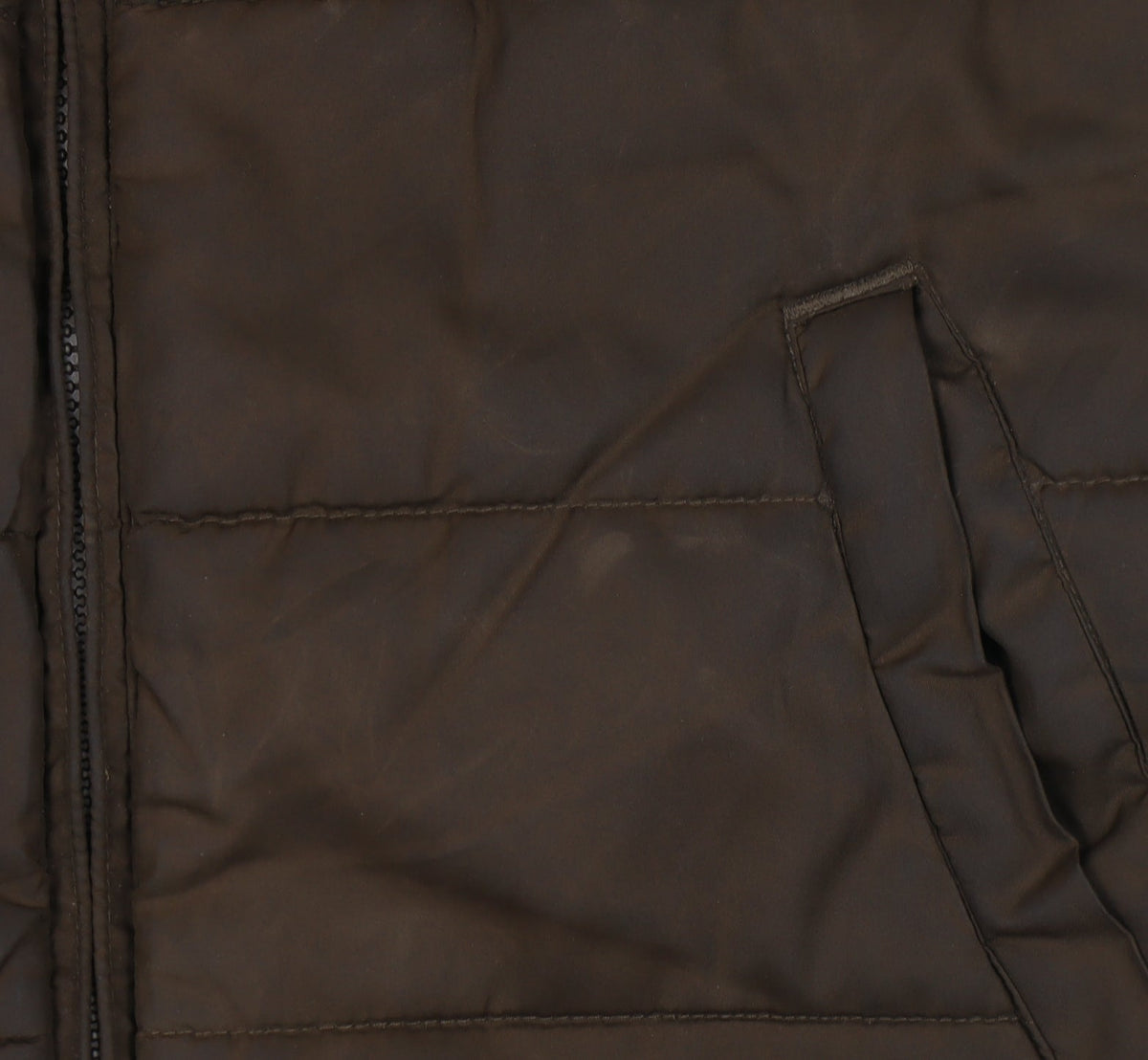 NordicTrack Men's Brown Puffer Waistcoat S - Winter Essential