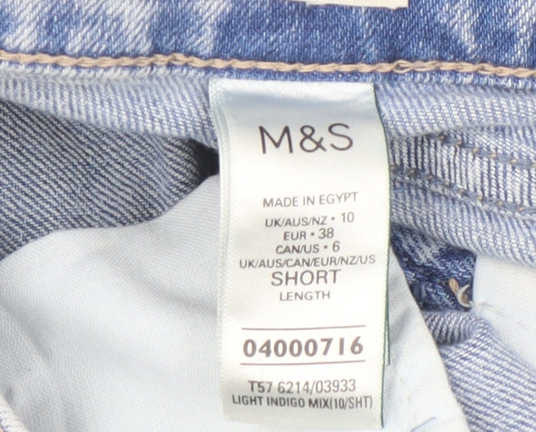 Marks & Spencer Women's Blue Boyfriend Jeans Size 10