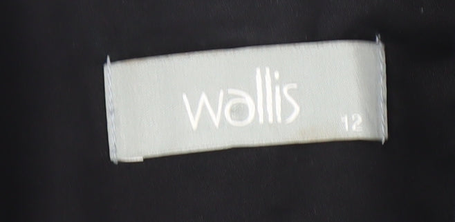 Wallis Black Women's Blazer Size 12 Classic Style