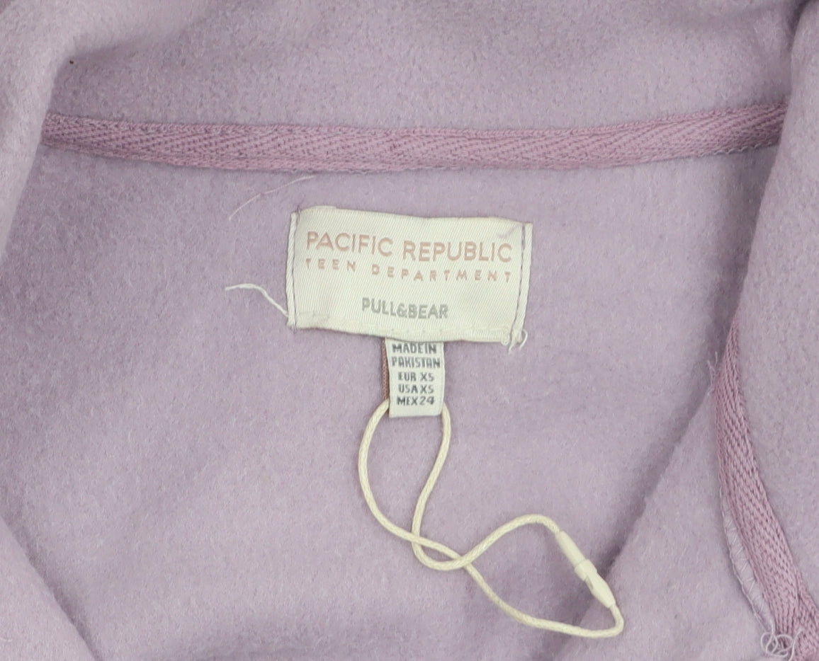 Pull&Bear Teen Purple Pullover Sweatshirt XS