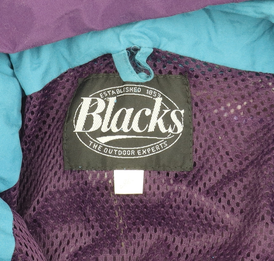 Blacks Womens Purple Hooded Parka Jacket, Outdoor, Autumn/Winter