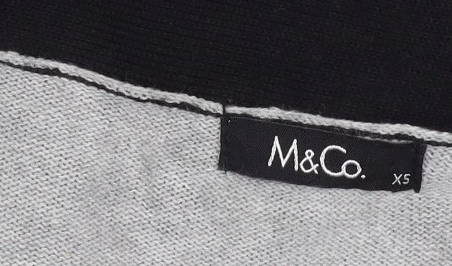 M&Co Women's Multicolour Striped Cardigan XS