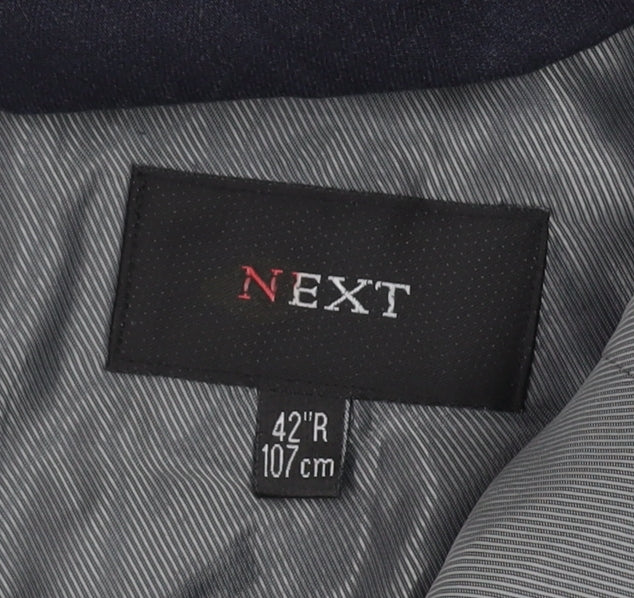 Next Men's Blue Blazer, Regular Fit, 42R, Formal Jacket