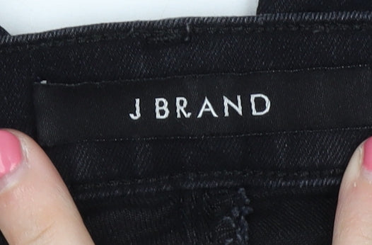 J Brand Women's Black Slim Jeans UK 12, Dark Denim
