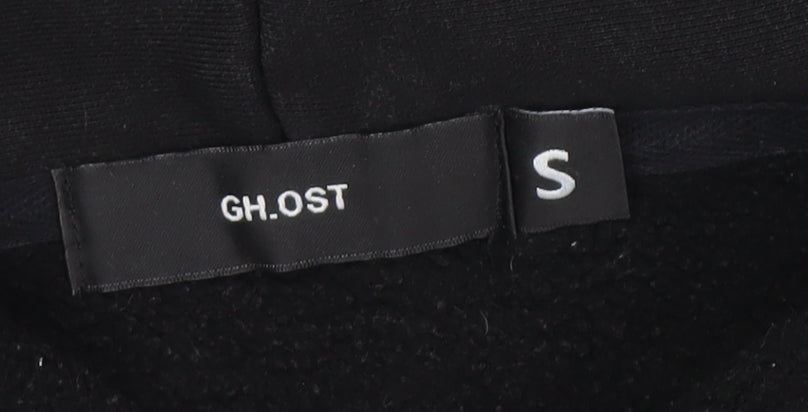 GH.OST Black Pullover Hoodie Men's Size S