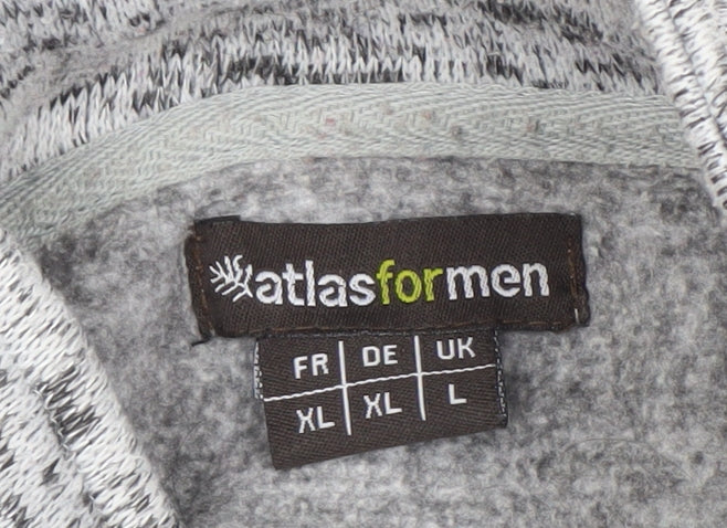 Atlas For Men Grey Pullover Sweatshirt Men's L