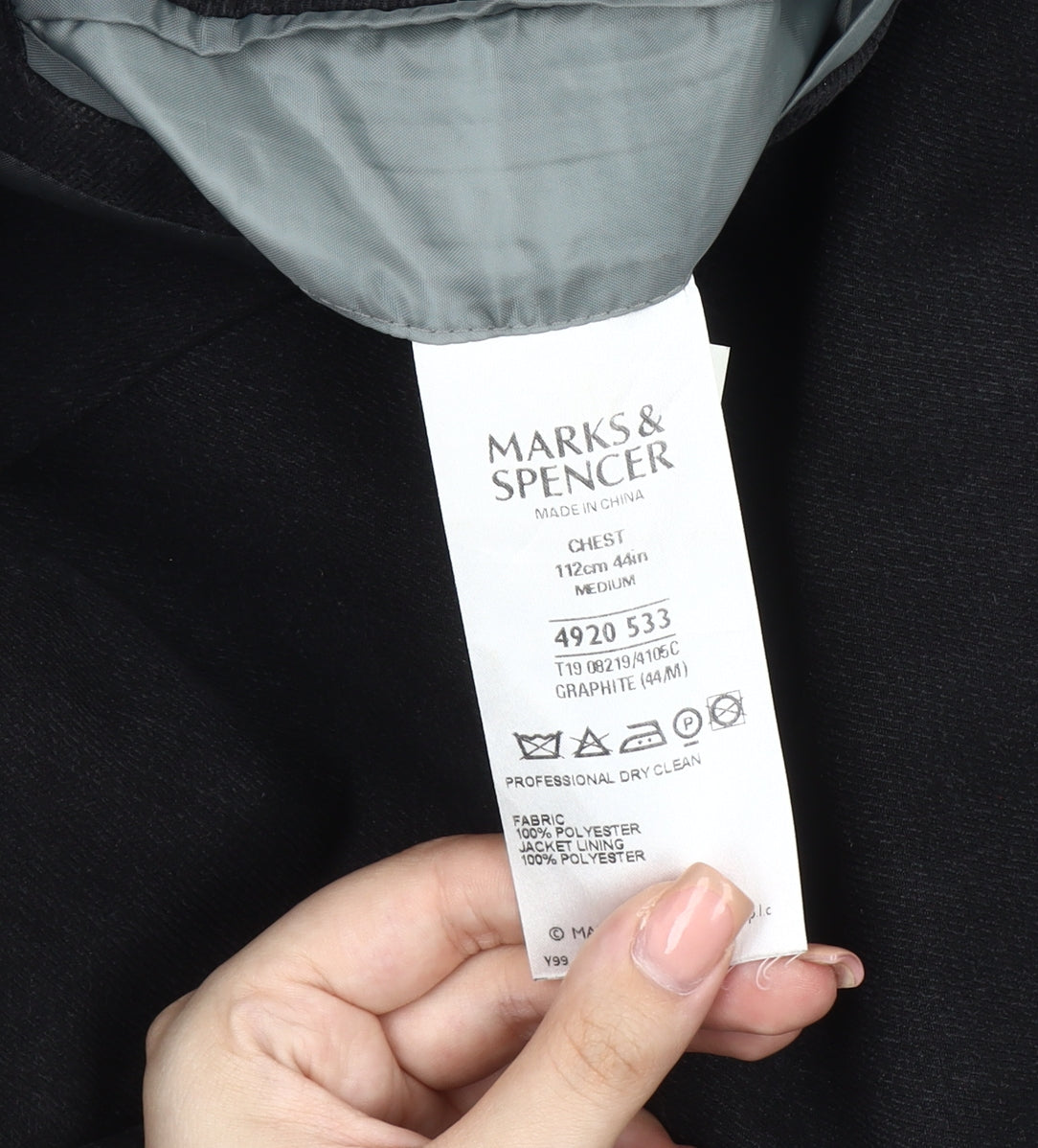 Marks & Spencer Men's Graphite Blazer Medium 44R