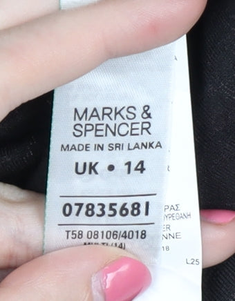 Marks & Spencer Women's Multicoloured 3/4 Sleeve Blouse