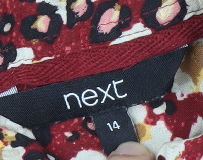 Next Women's Floral Multicoloured Blouse UK 14