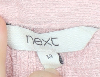Next Women's Pink Long Sleeve Blouse Size 18