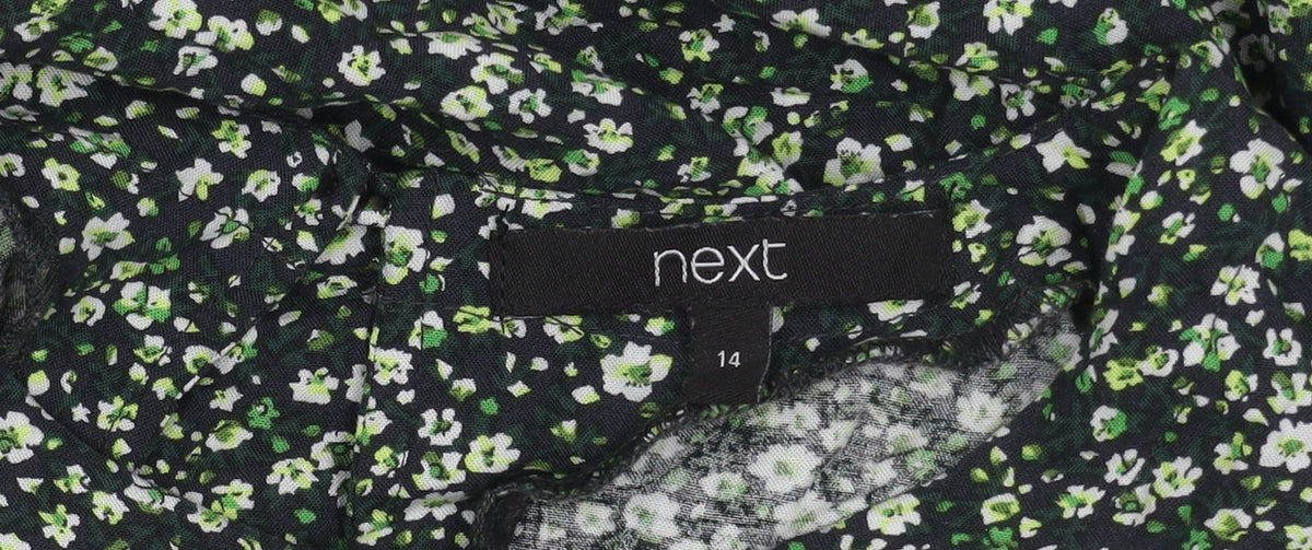 Next Women's Multicoloured Floral Top, Size 14
