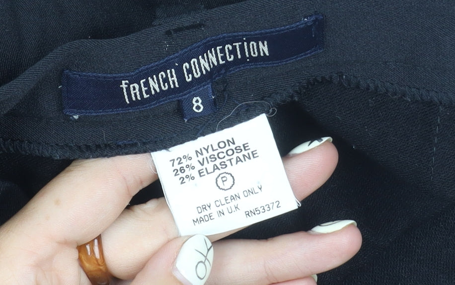 French Connection Women's Black Ankle Trousers Size 8