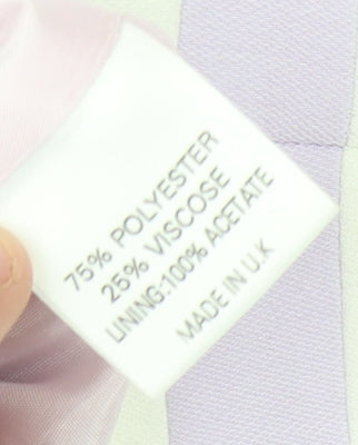 Gina Women's Purple Blazer S, Mid-Length Double-Breasted