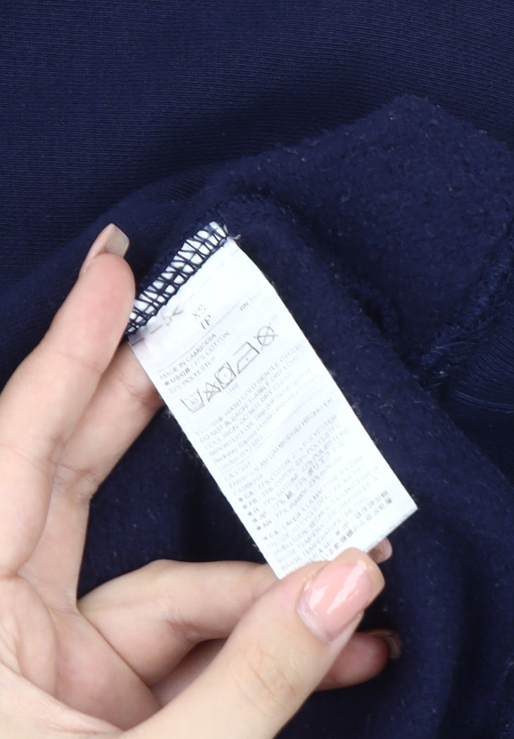Gap Men's Blue XS Pullover Sweatshirt with Logo