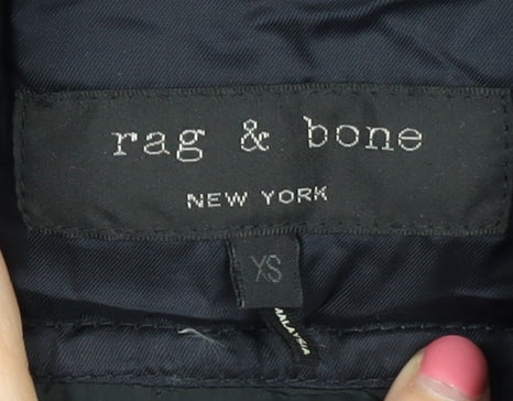 Rag & Bone Men's Blue XS Puffer Jacket