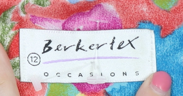Berkertex Women's Multicoloured Floral Blouse Size 12